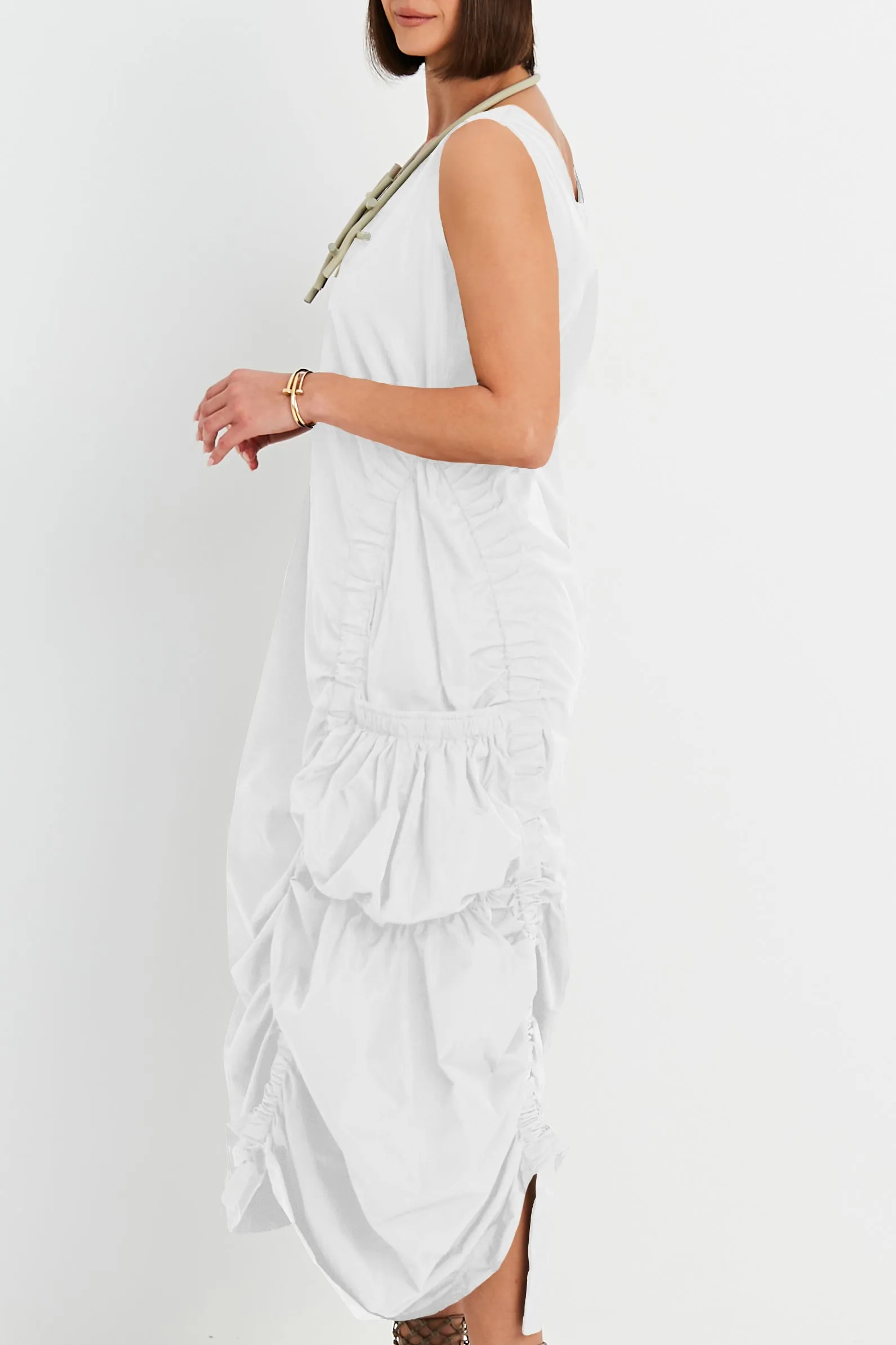 Nylon Big Pocket Dress