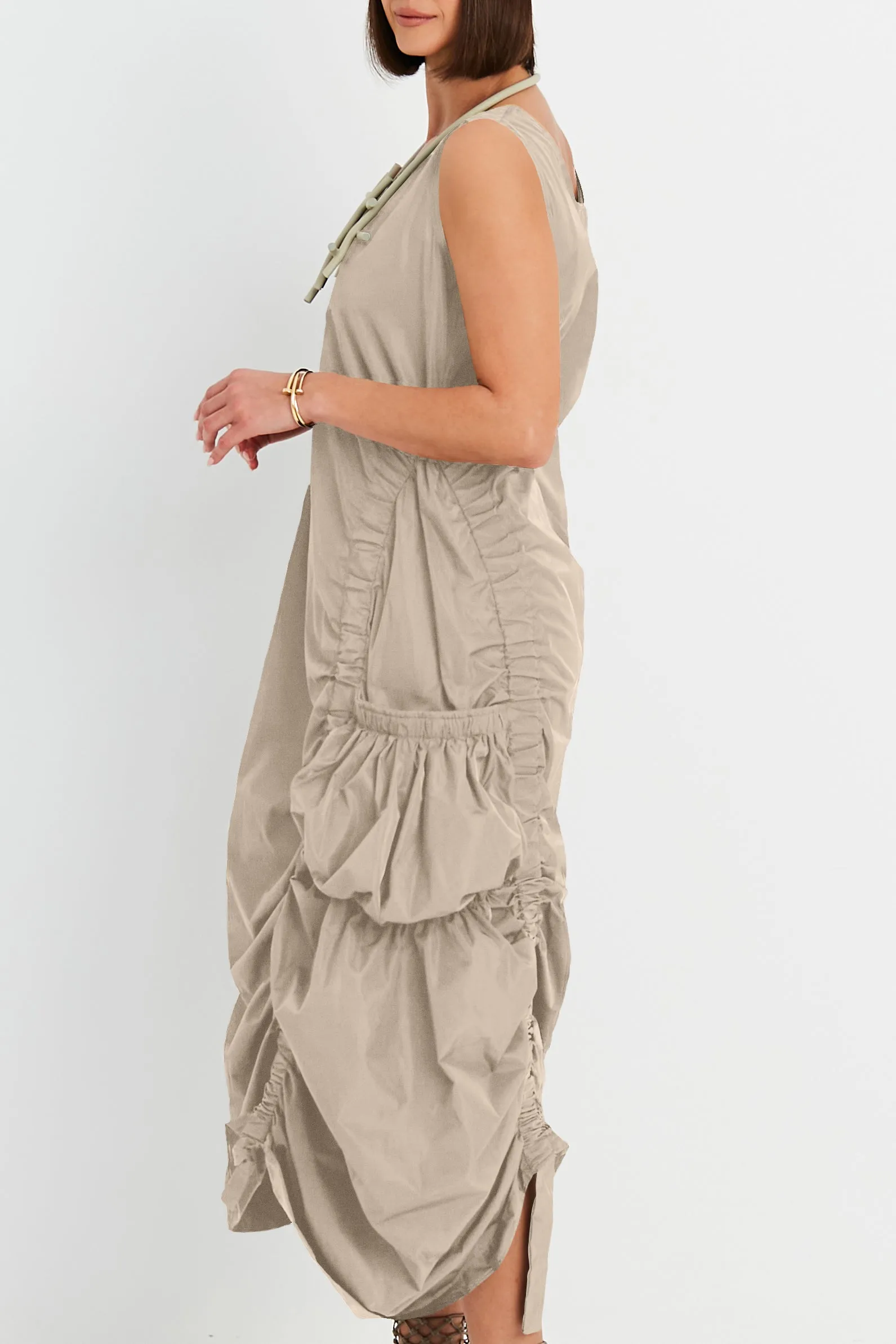 Nylon Big Pocket Dress
