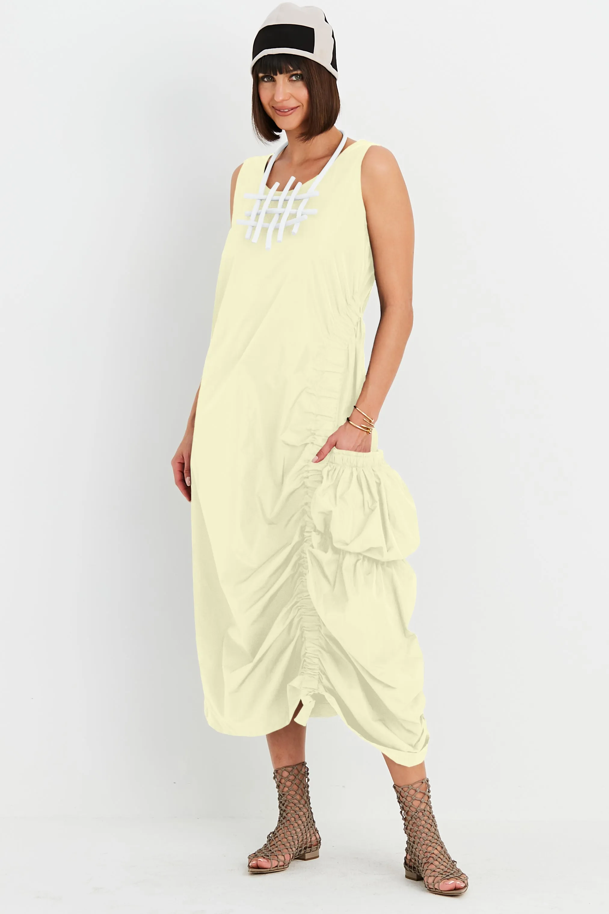 Nylon Big Pocket Dress