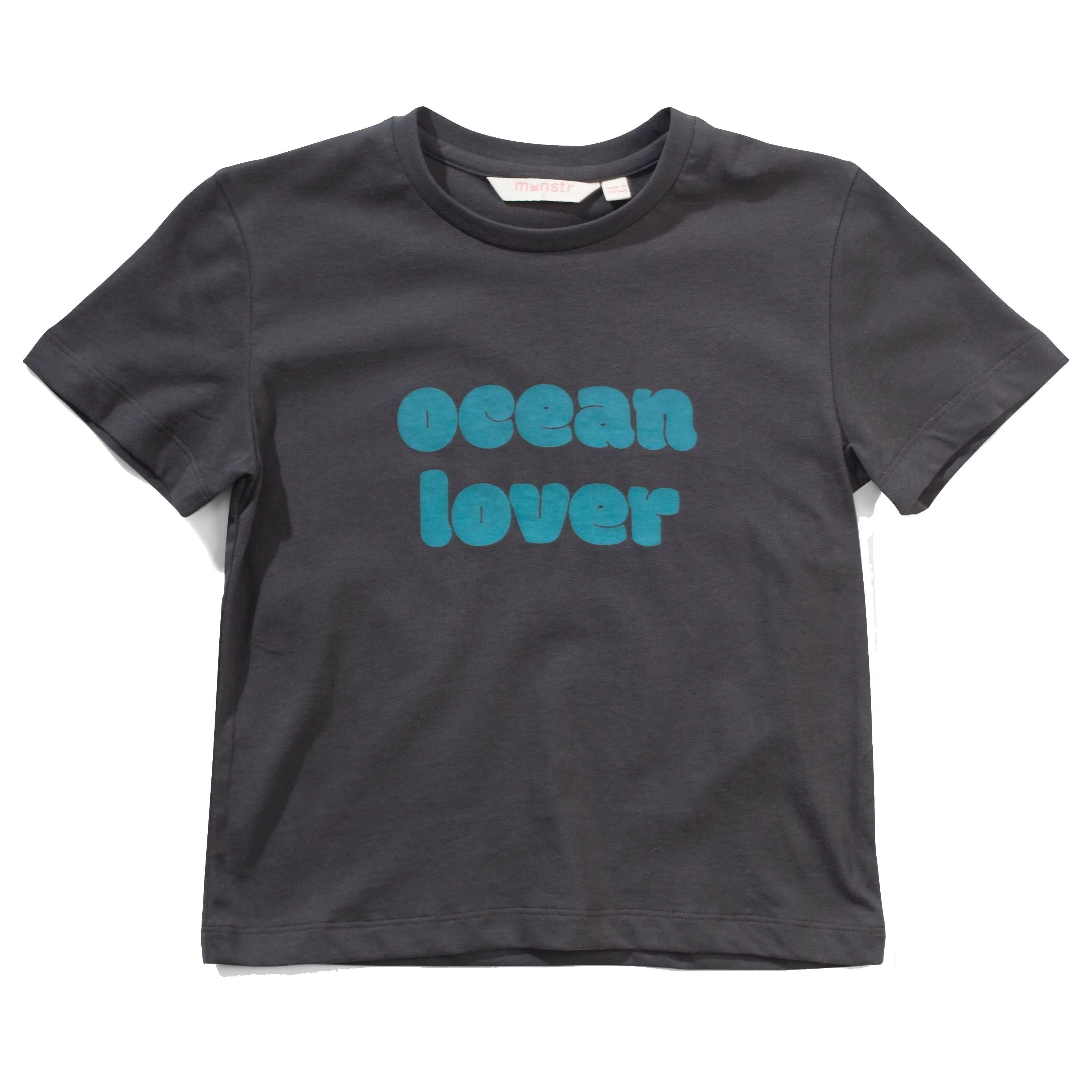 Ocean Lover Tee - Soft Blk