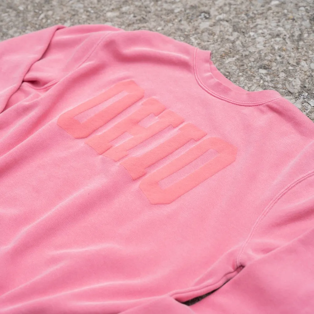 Ohio Pink Pigment Dyed Sweatshirt
