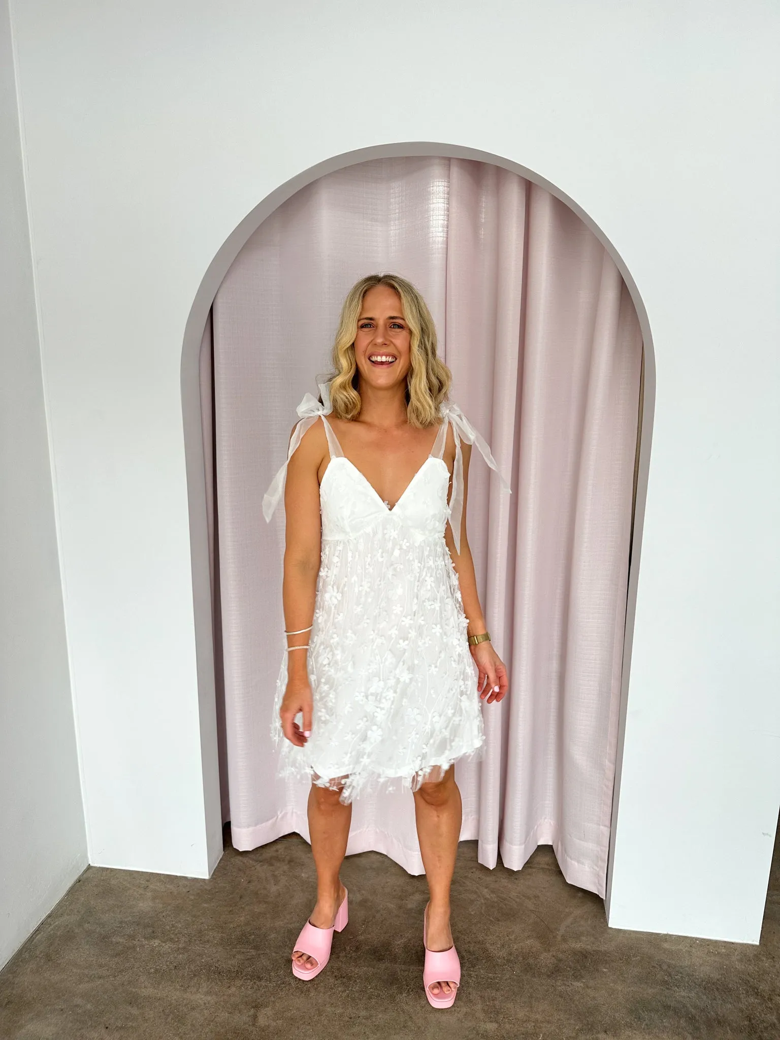 Olivia Dress- White