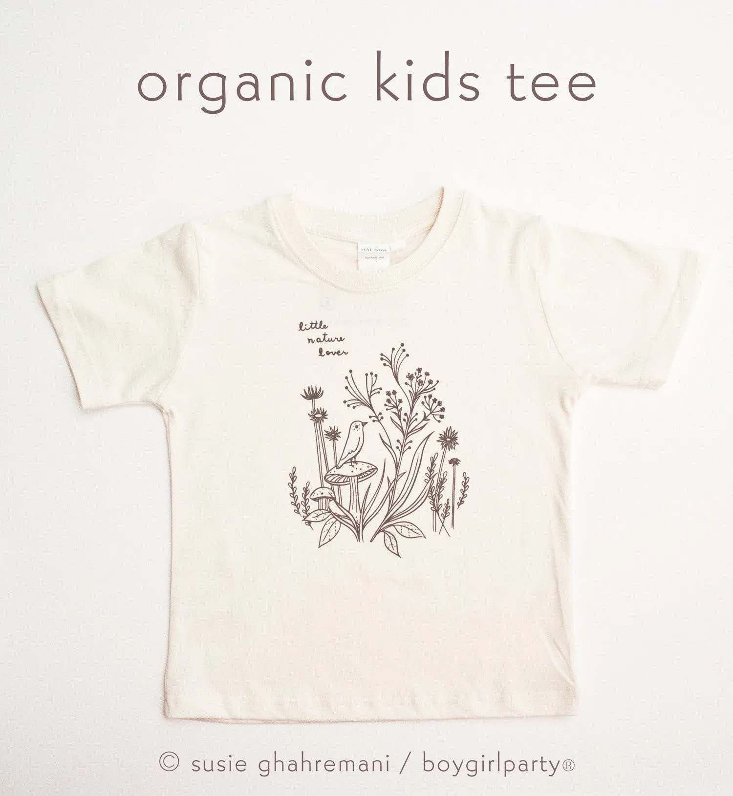 Organic Toddler T-shirt by Susie Ghahremani / boygirlparty.com
