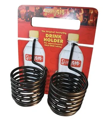 ORIGINAL SWIRLYGIG 1/2 BLACK DRINK HOLDER 2PK