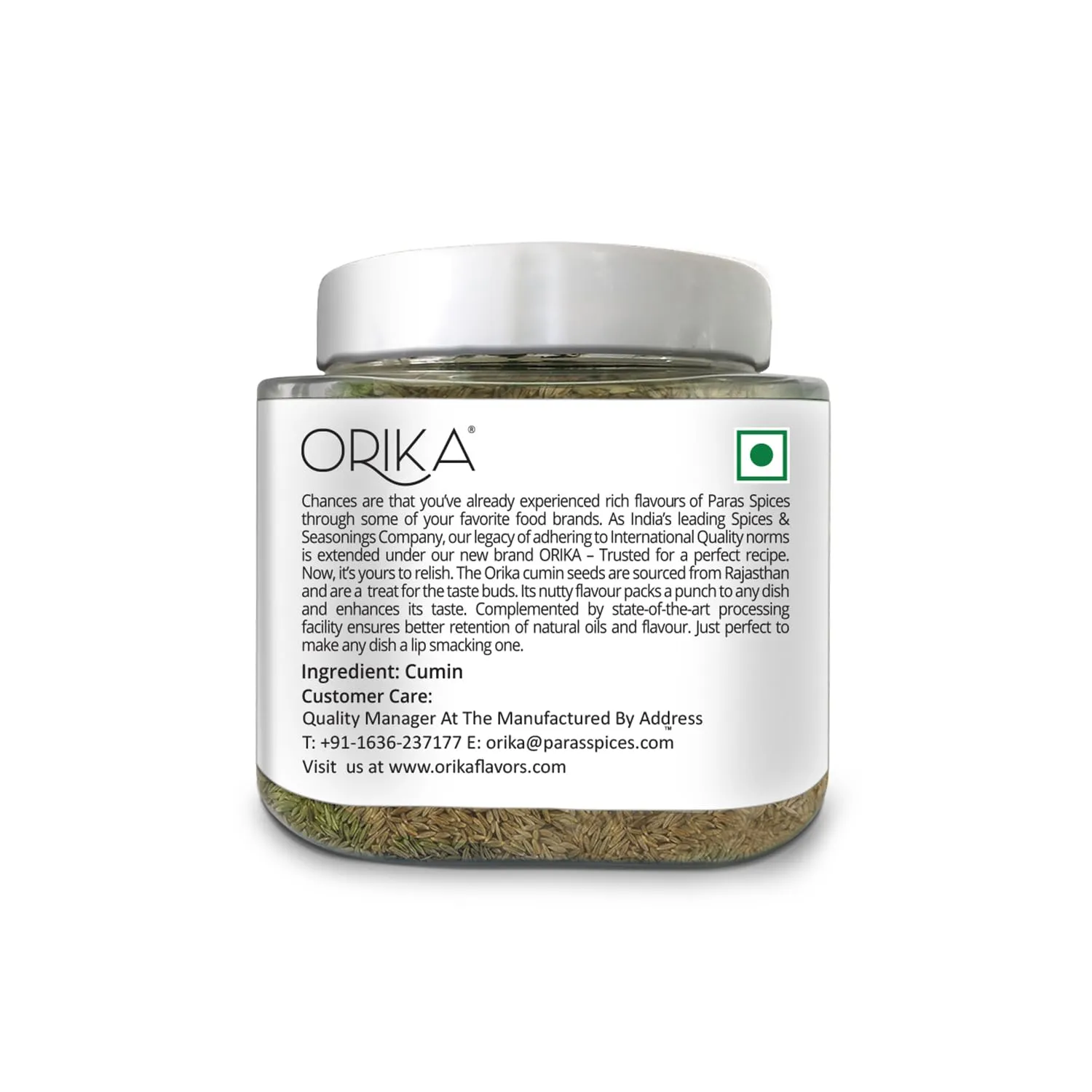 Orika Nagauri Bold Cumin Whole, 250gm