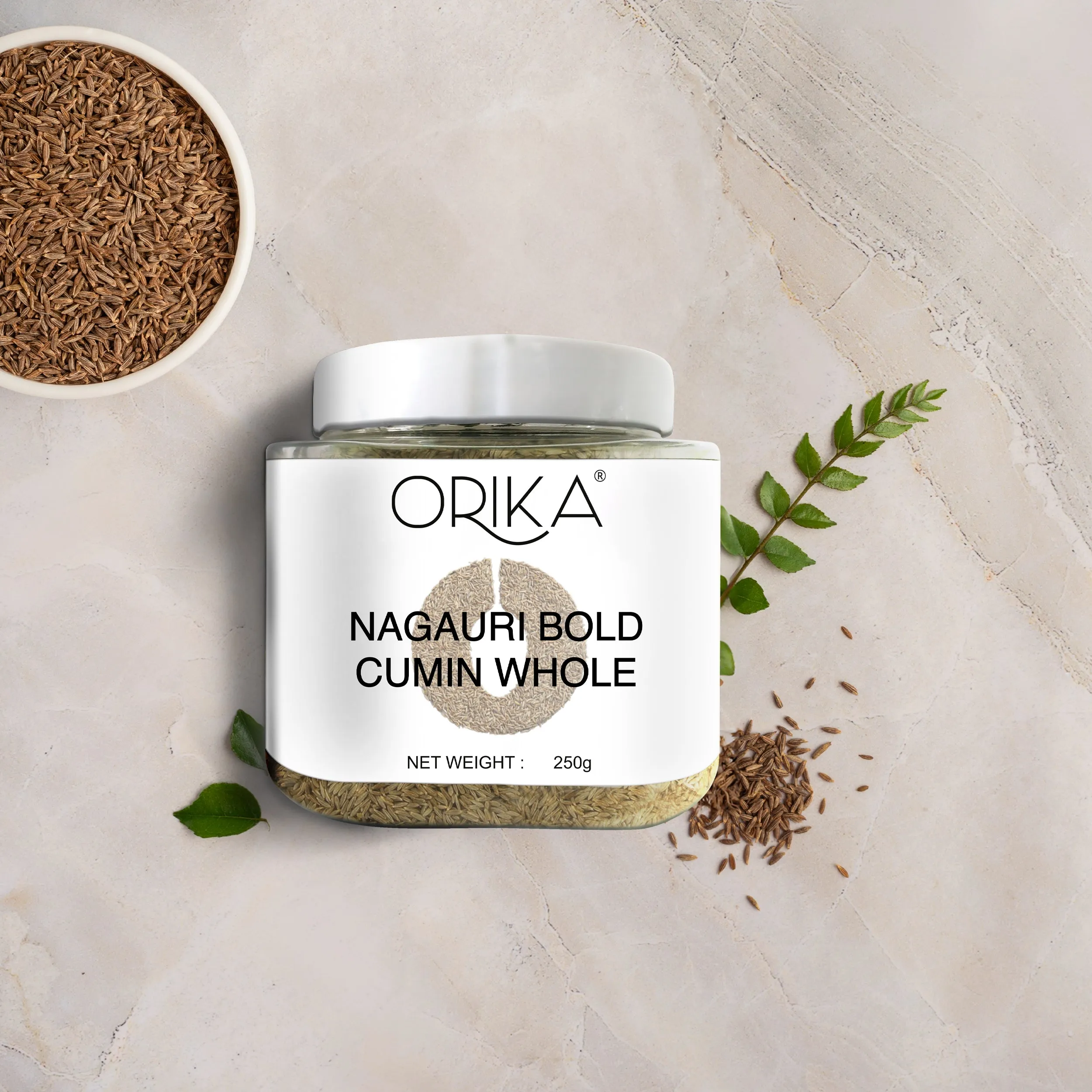 Orika Nagauri Bold Cumin Whole, 250gm