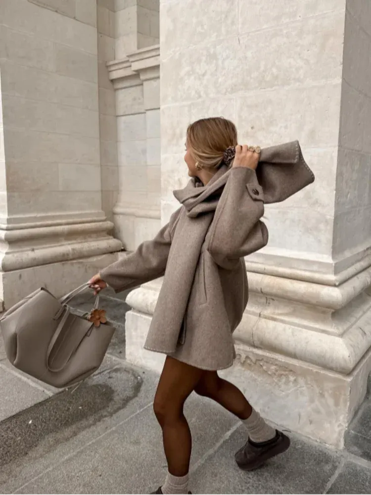 Oversized Wool Coat | Chic & Warm | Effortless Elegance