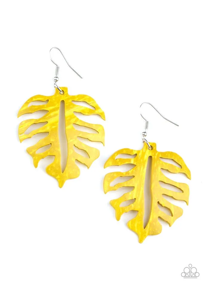 Paparazzi Shake Your PALMS PALMS Earrings Yellow