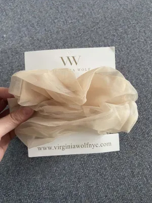 Peach Oversized Scrunchie