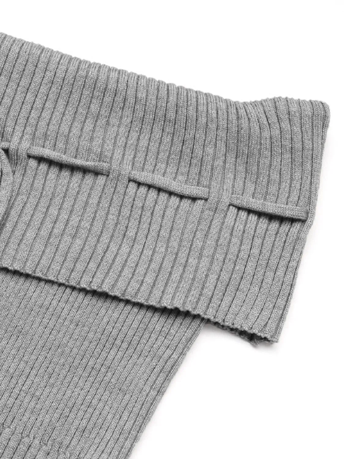 Perfee Tied Off-Shoulder Short Sleeve Knit Top XS-L