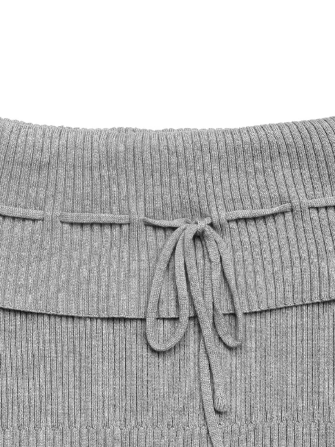 Perfee Tied Off-Shoulder Short Sleeve Knit Top XS-L