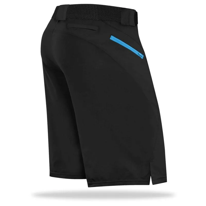 Performance Shorts | Solid Black | Blue SA Shield