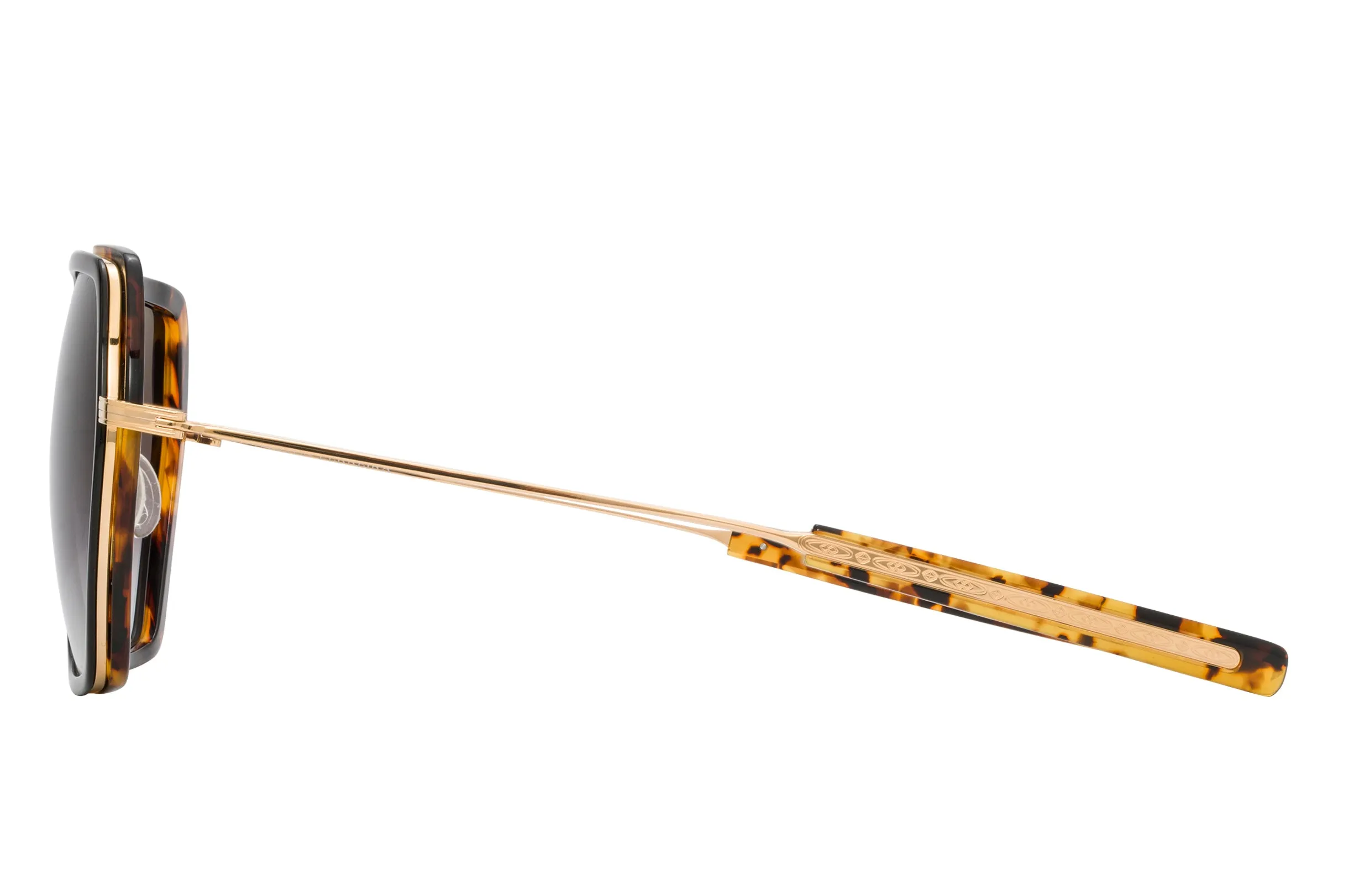 PICKFORD-Black Amber Tortoise / Gold / Smolder