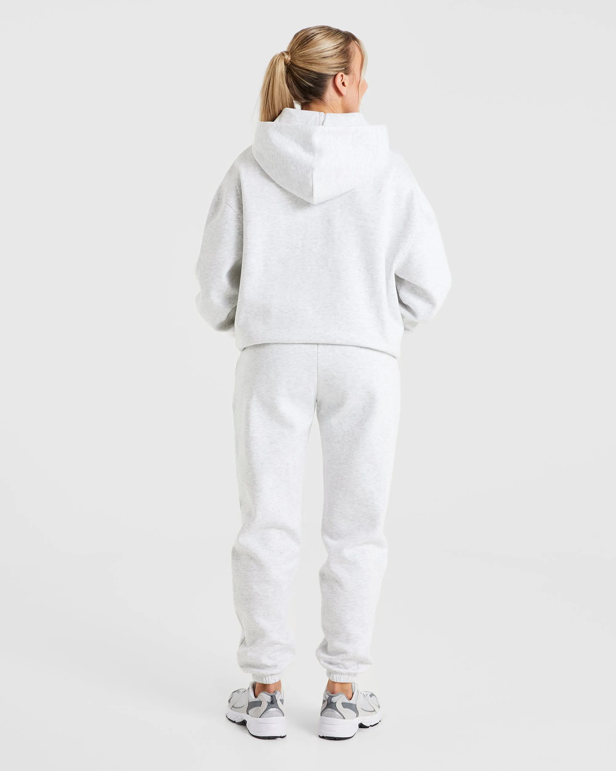 Premium Oversized Hoodie - Heather Grey