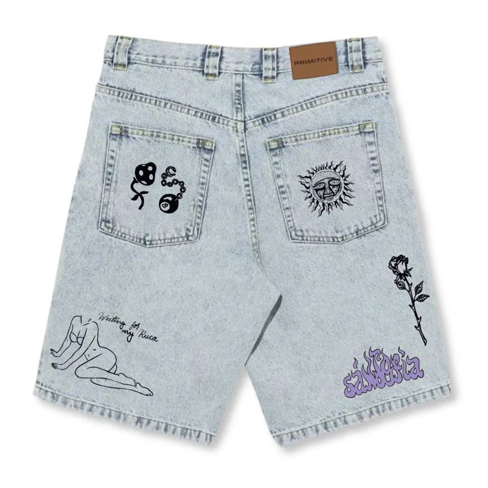 Primitive Skateboarding Sublime Boardwalk Denim Shorts