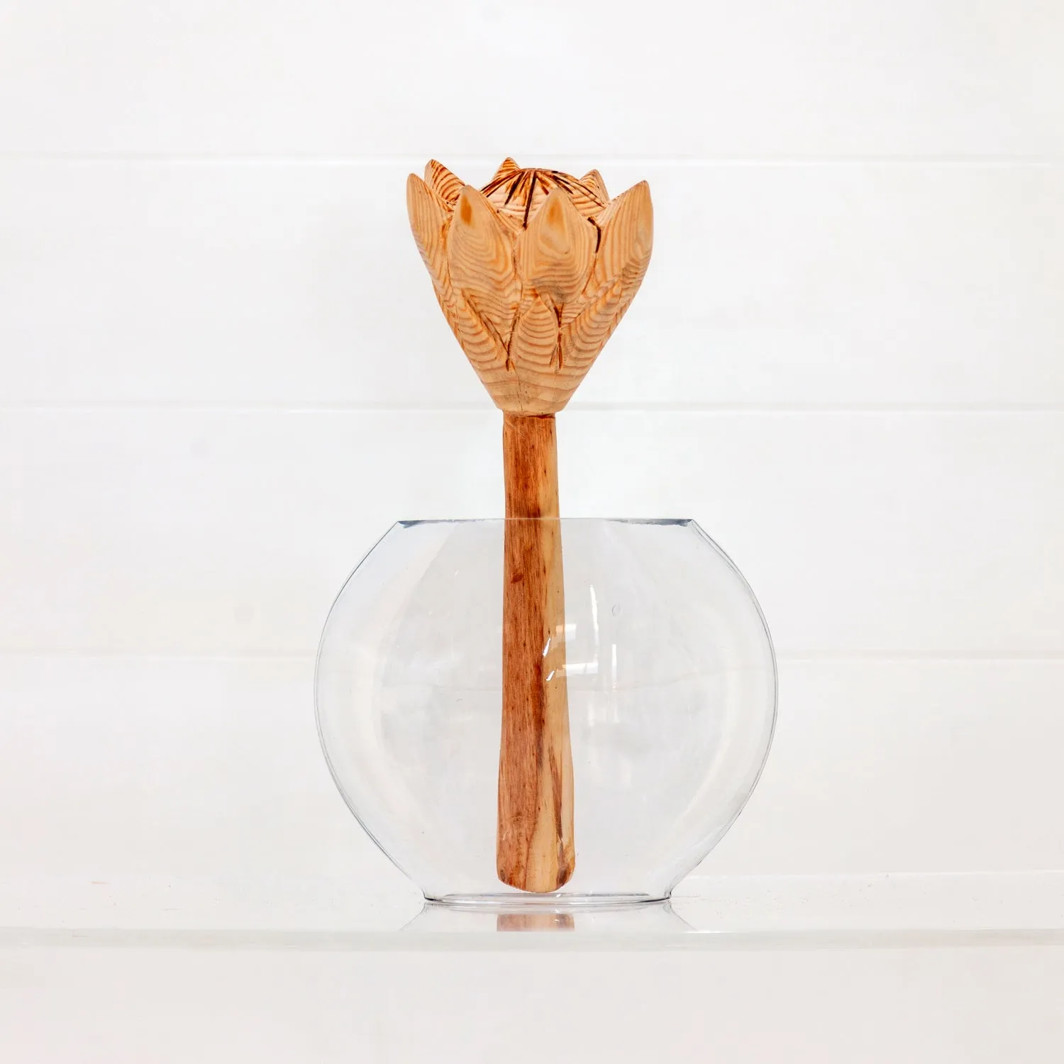 Protea Wooden Table Sculpture