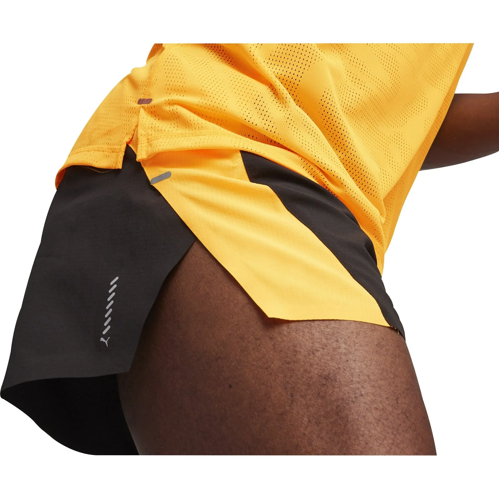 Puma Run Ultraweave Velocity 3 Inch Mens Running Shorts - Black