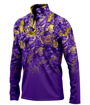Purple and Gold Seafood QZ
