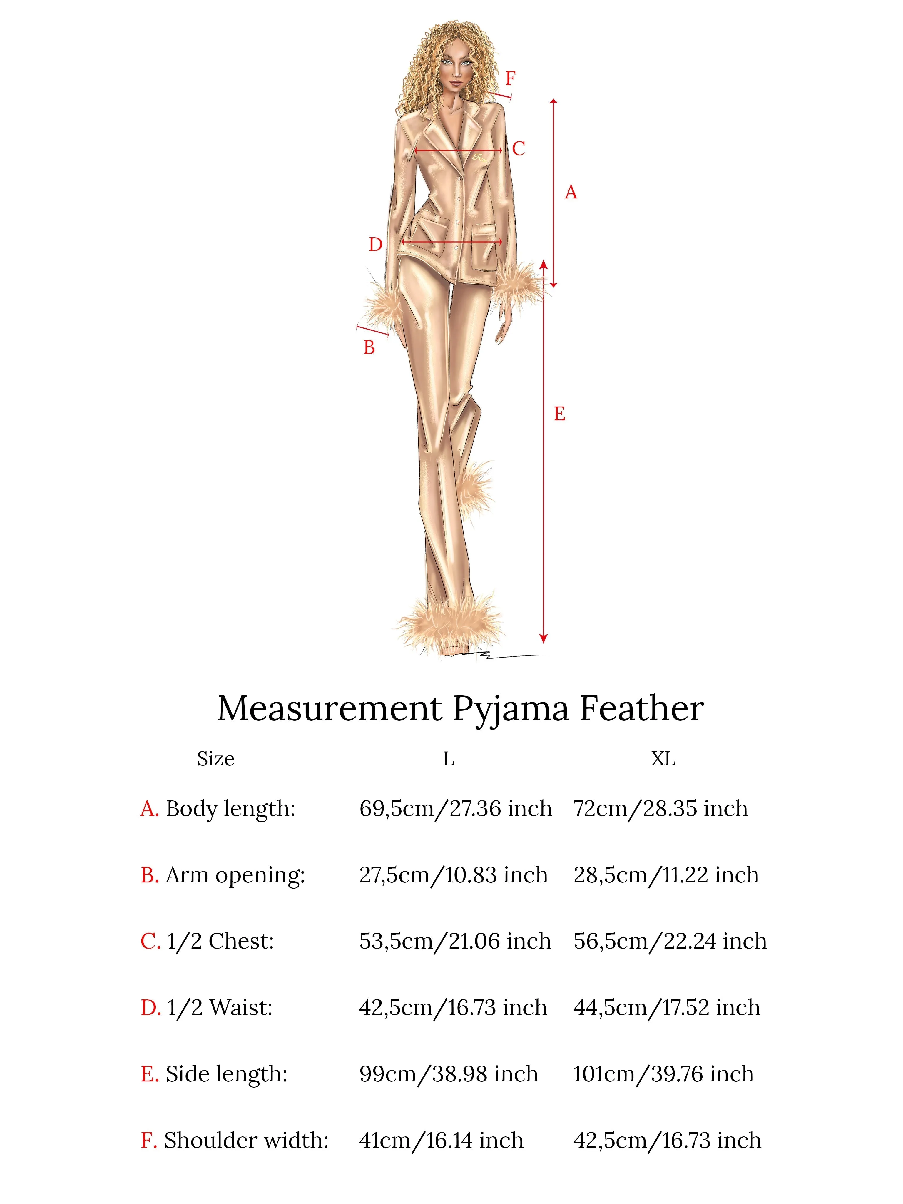 Pyjama Feather Nude