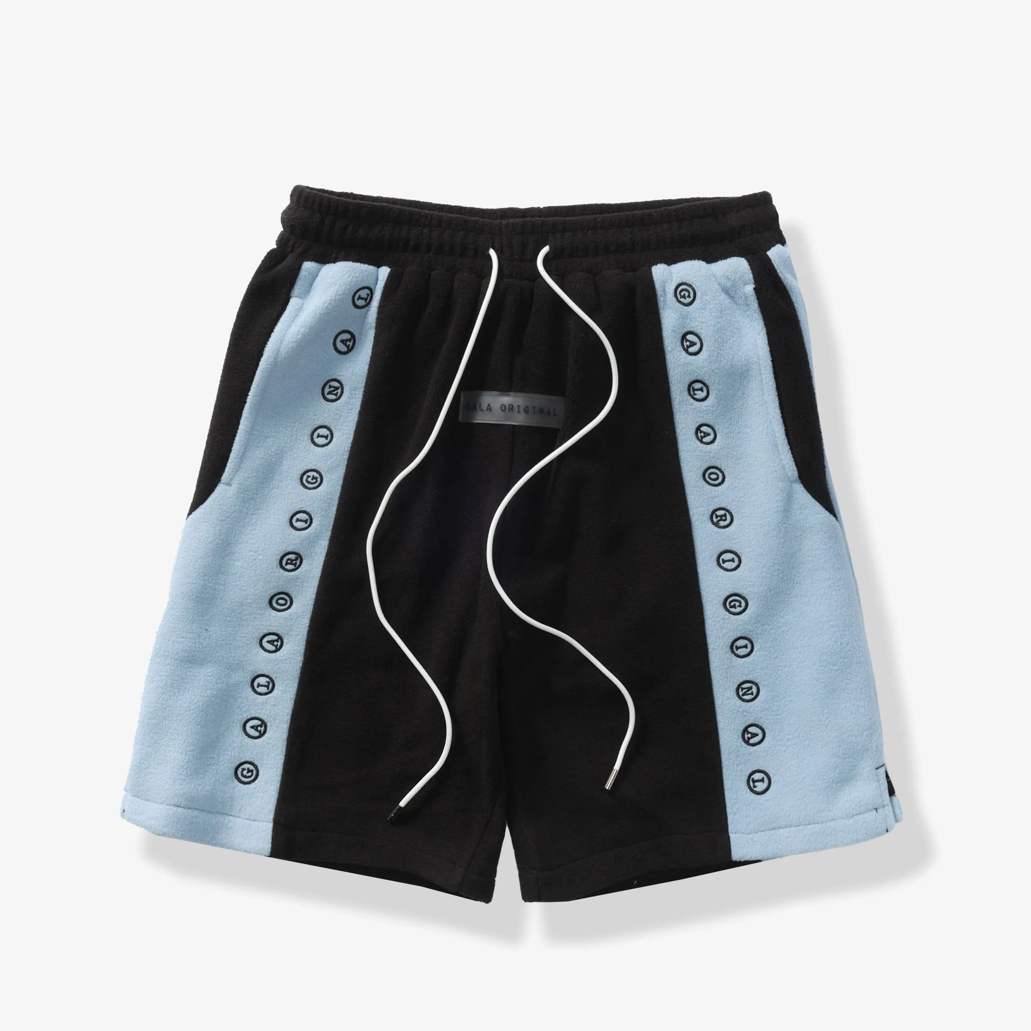 "Chop" Fleece Shorts (light blue)