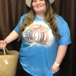 "Summer Vibes" Blue T-Shirt