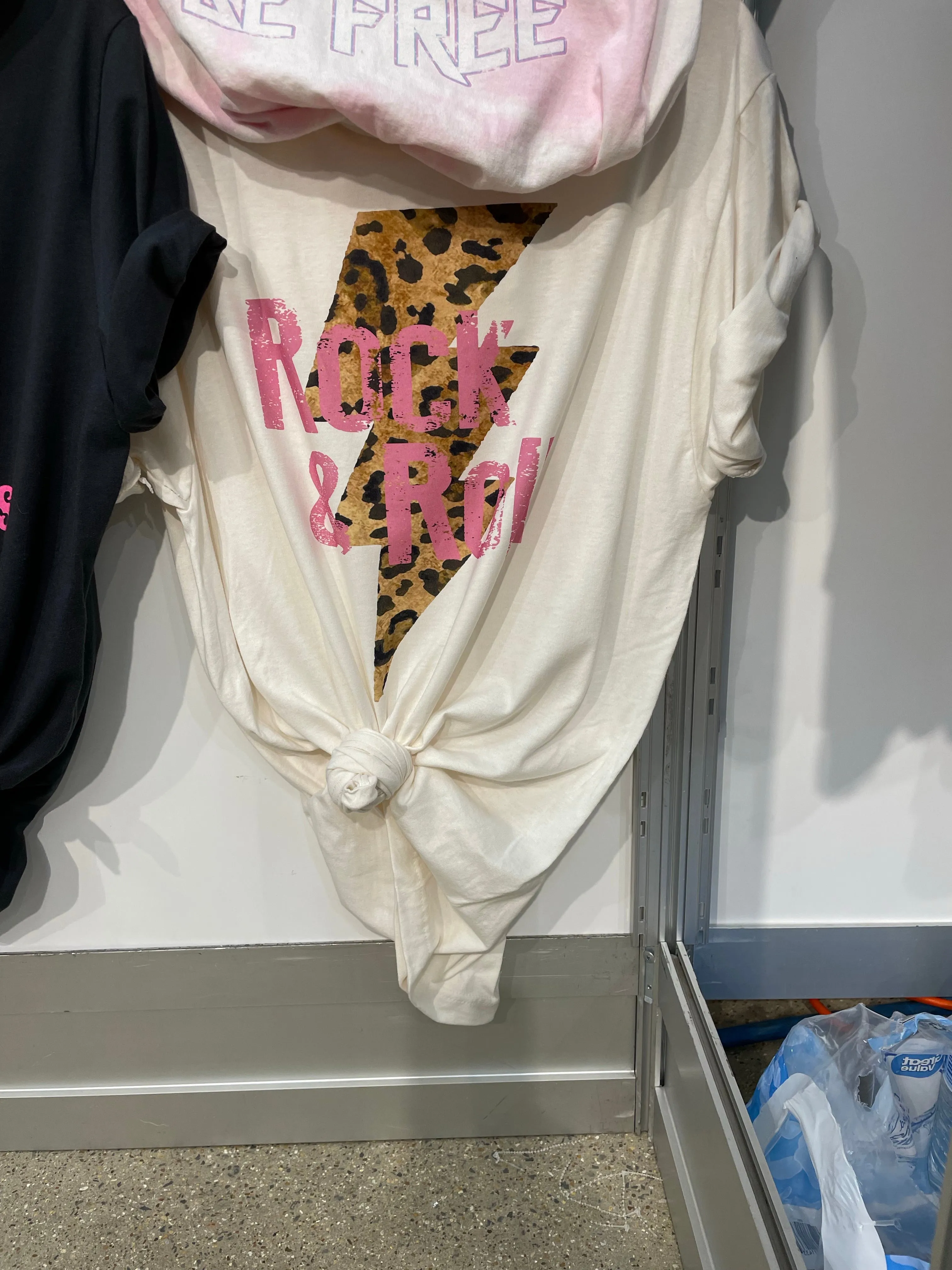 Rock & Roll Leopard Graphic Tee