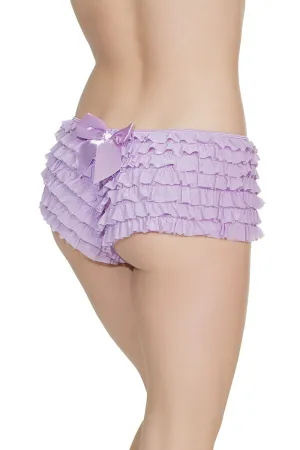 Ruffle Shorts Light Purple