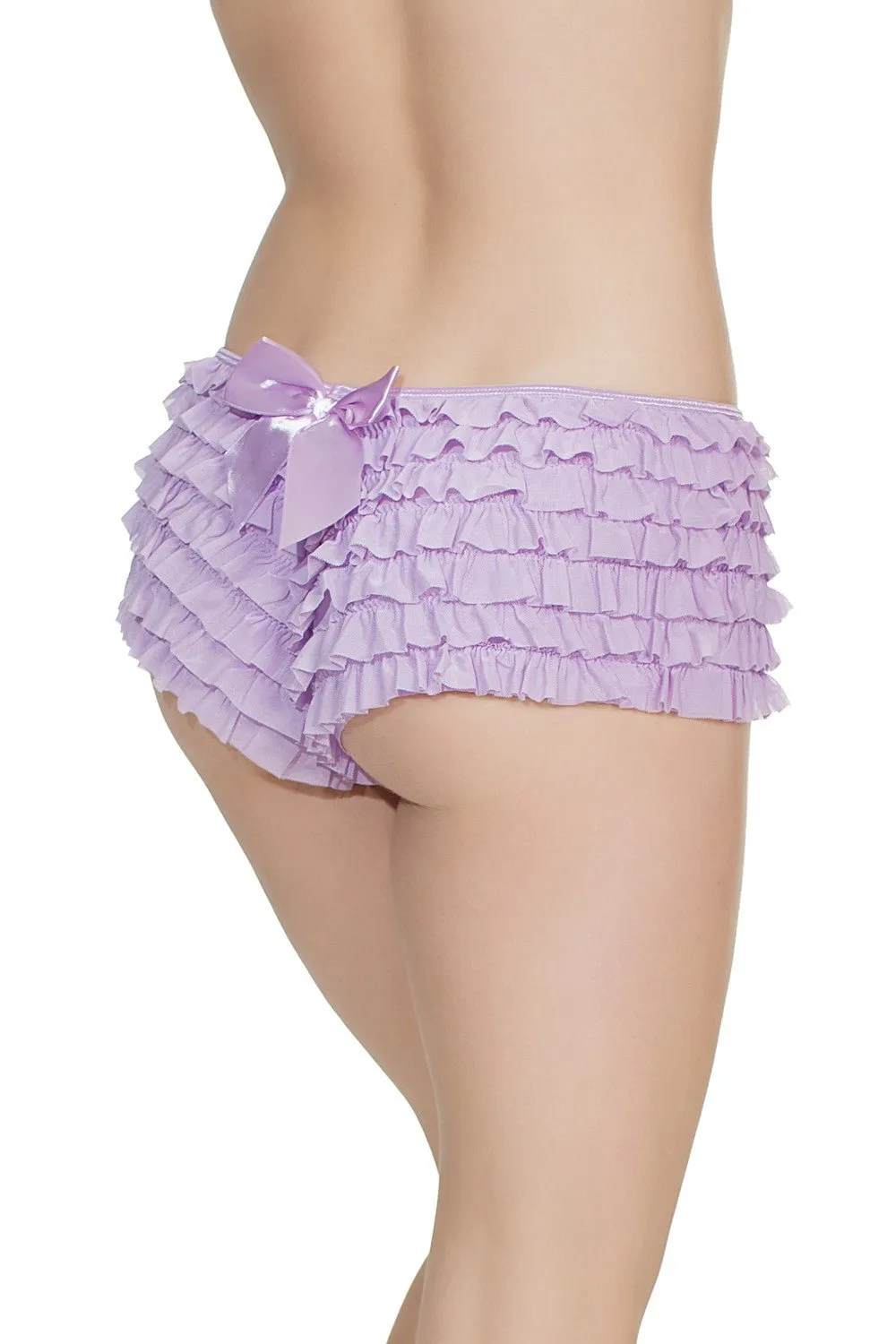 Ruffle Shorts Light Purple