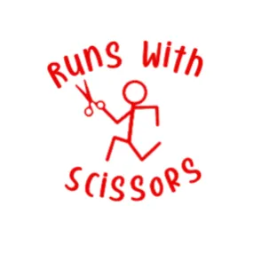Runs With Scissors,  Soft White Short Sleeve T-shirt