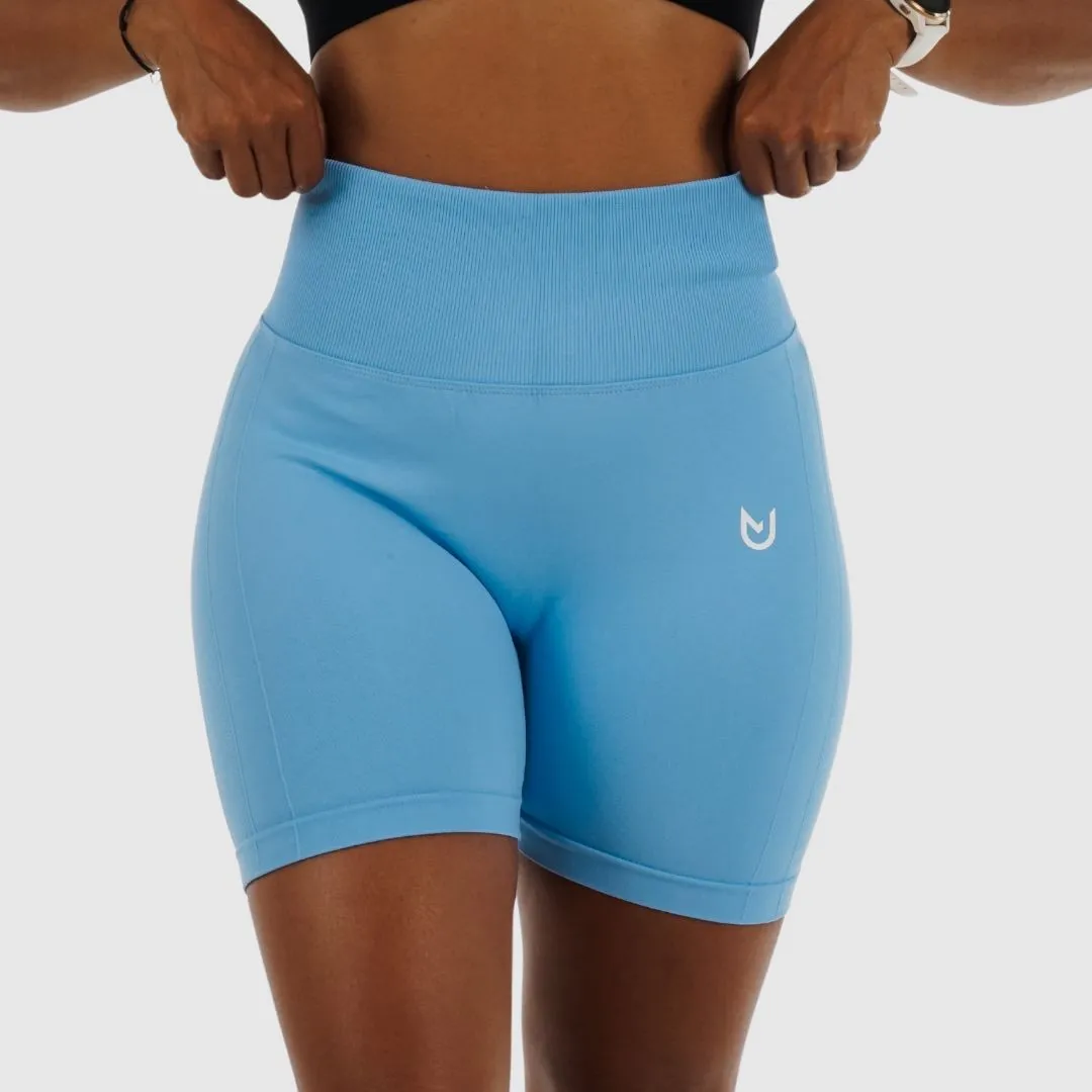 Scrunch Shorts Light Blue