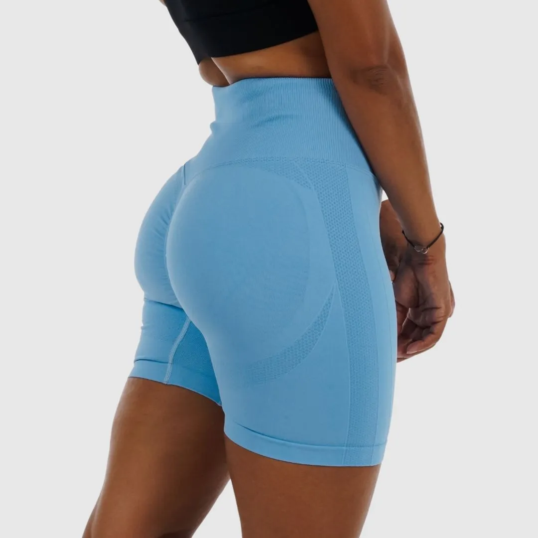 Scrunch Shorts Light Blue