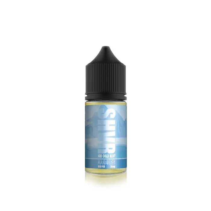 SHVR E-liquid - A Refreshing Blend of Mint and Ice-Cooling by Manabush