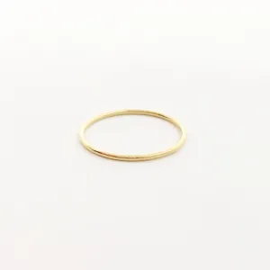 Sloane Smooth Stacking Ring | Gold