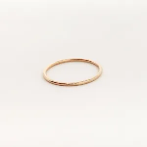Sloane Smooth Stacking Ring | Rose Gold