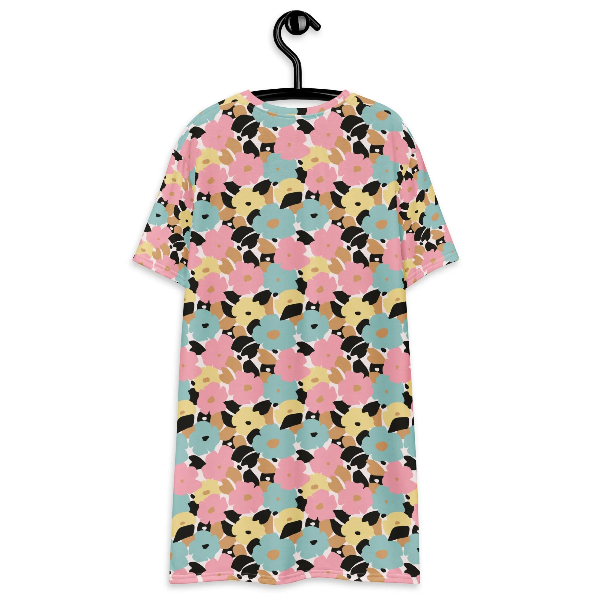 Spring Poppies T-Shirt Dress