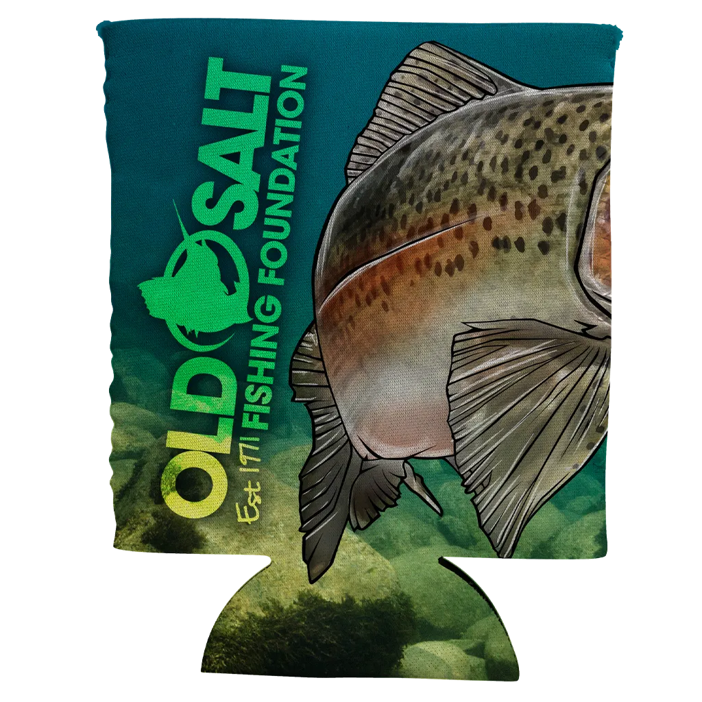 Steel Fishing Can Coozie