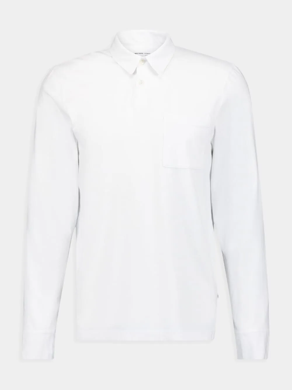 Sueded Jersey White Rugby Polo