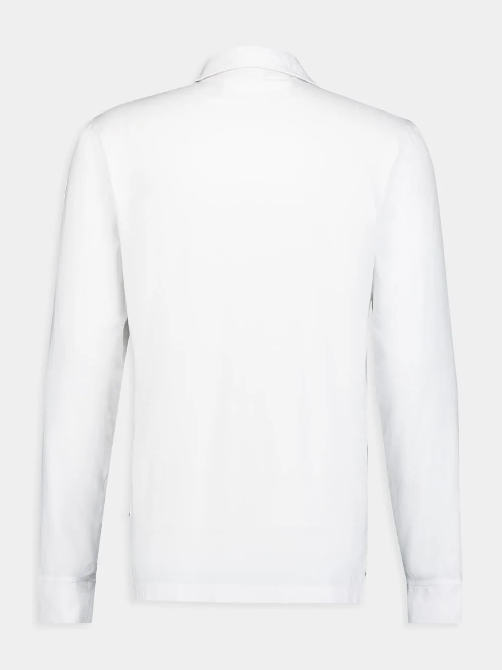 Sueded Jersey White Rugby Polo