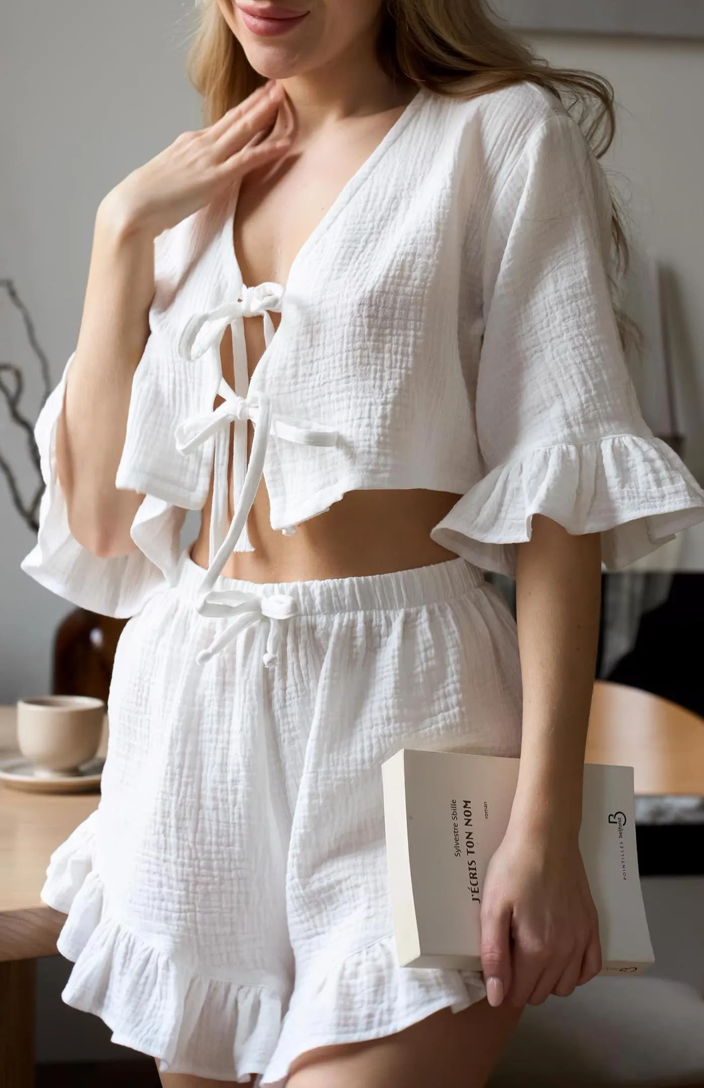 Sugar Cotton | 100% Cotton White Co-ords