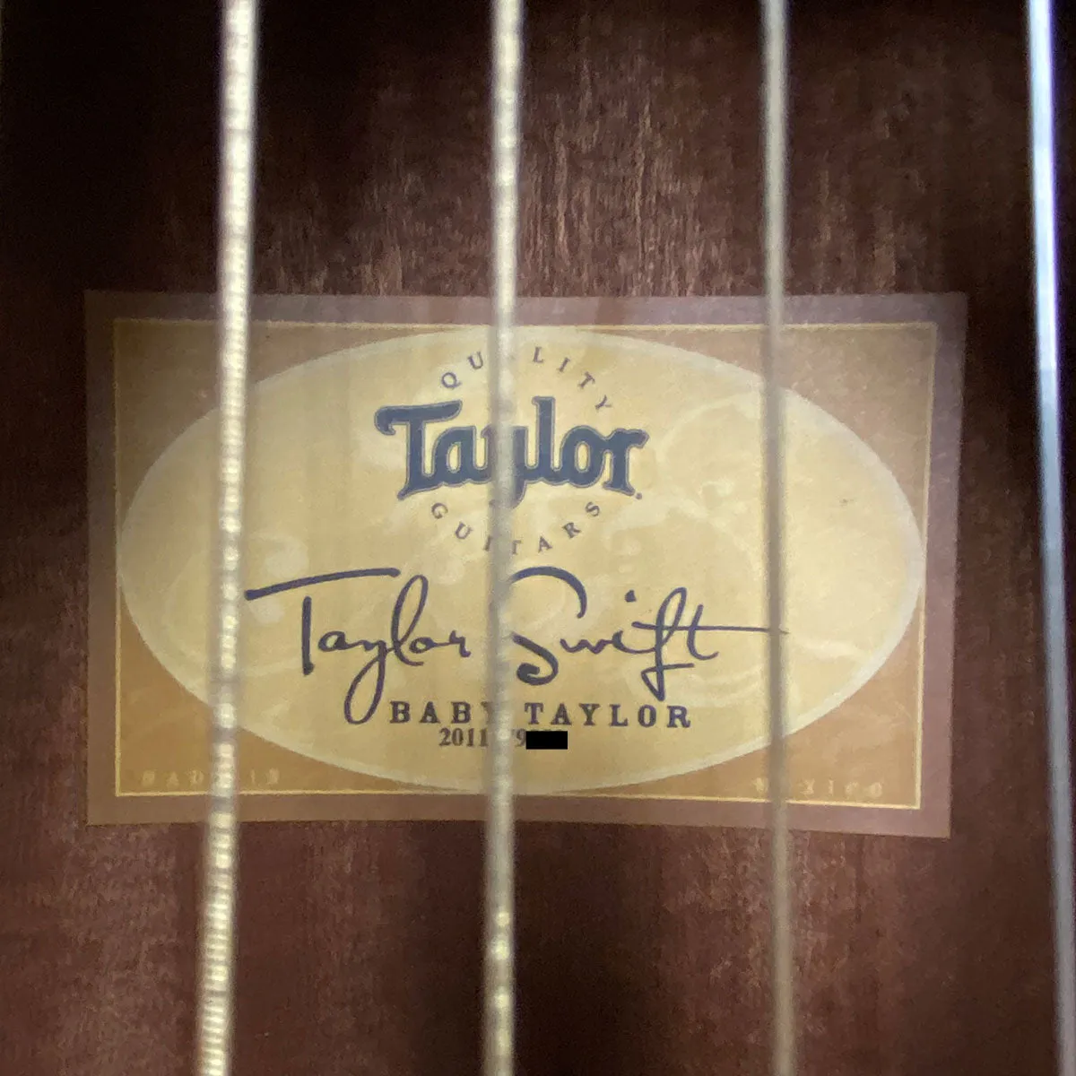 Taylor Swift Baby Taylor Travel Guitar