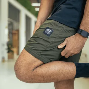 The Atlas Brand - 'Street' Ripstop Shorts - Mil. Green