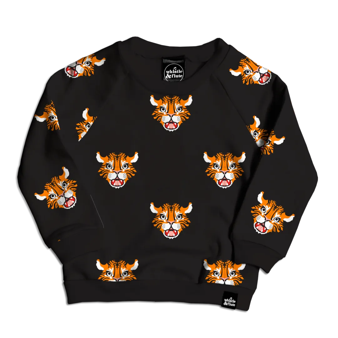 TIGER ALLOVER PRINT SWEATSHIRT