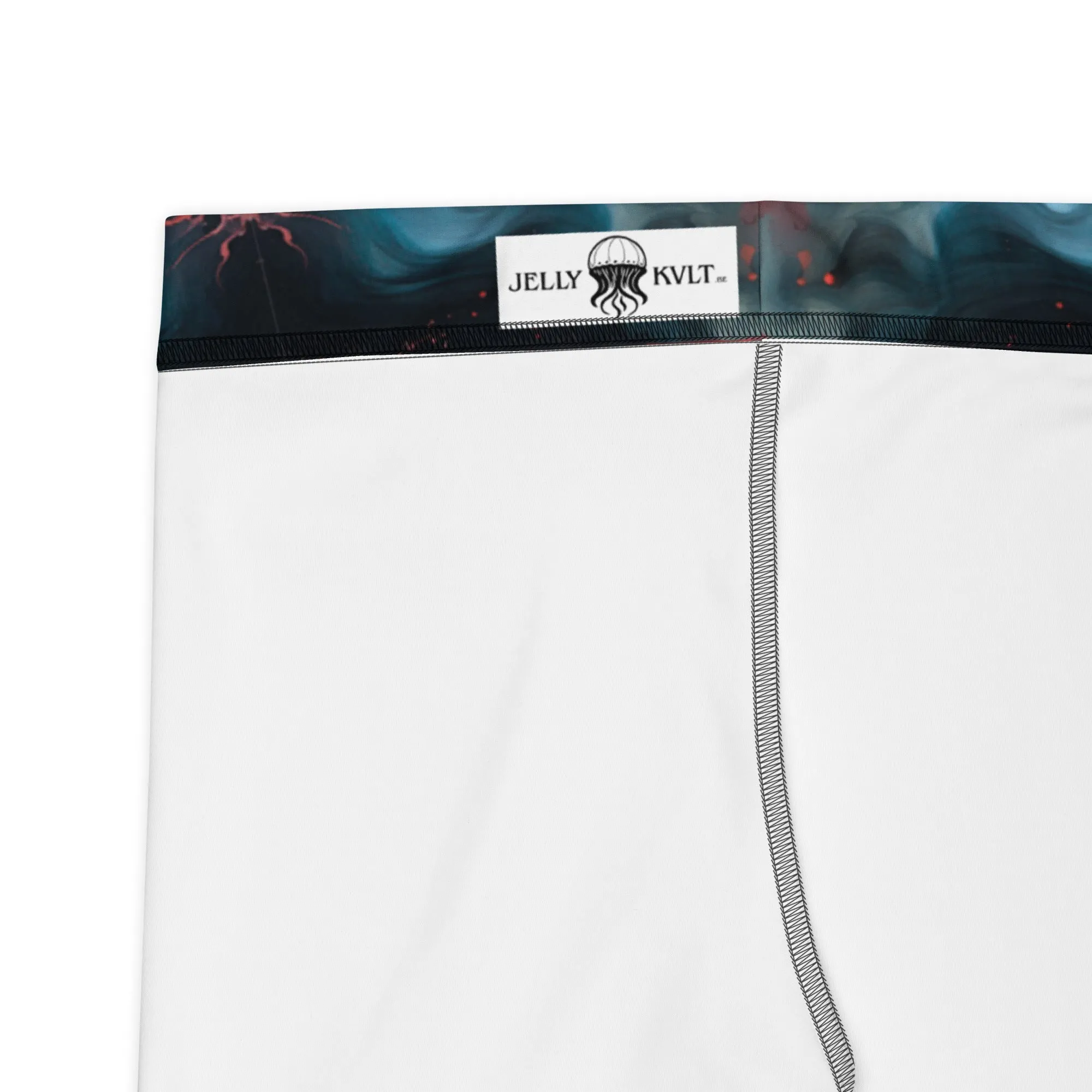 Tight Shorts - Ethereal Crimson Flow - Light