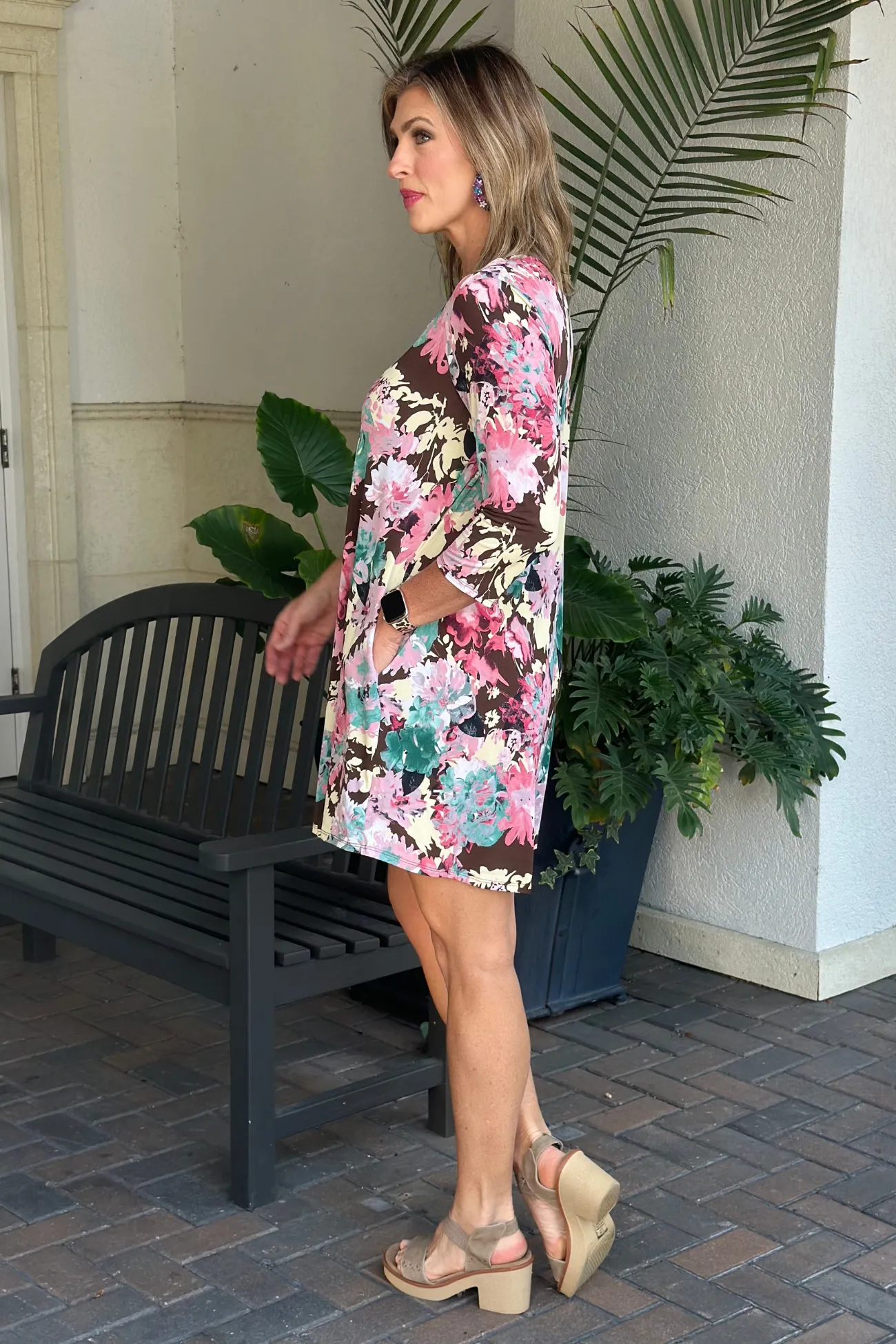 TPN Wild Blooms Floral Pocket Dress