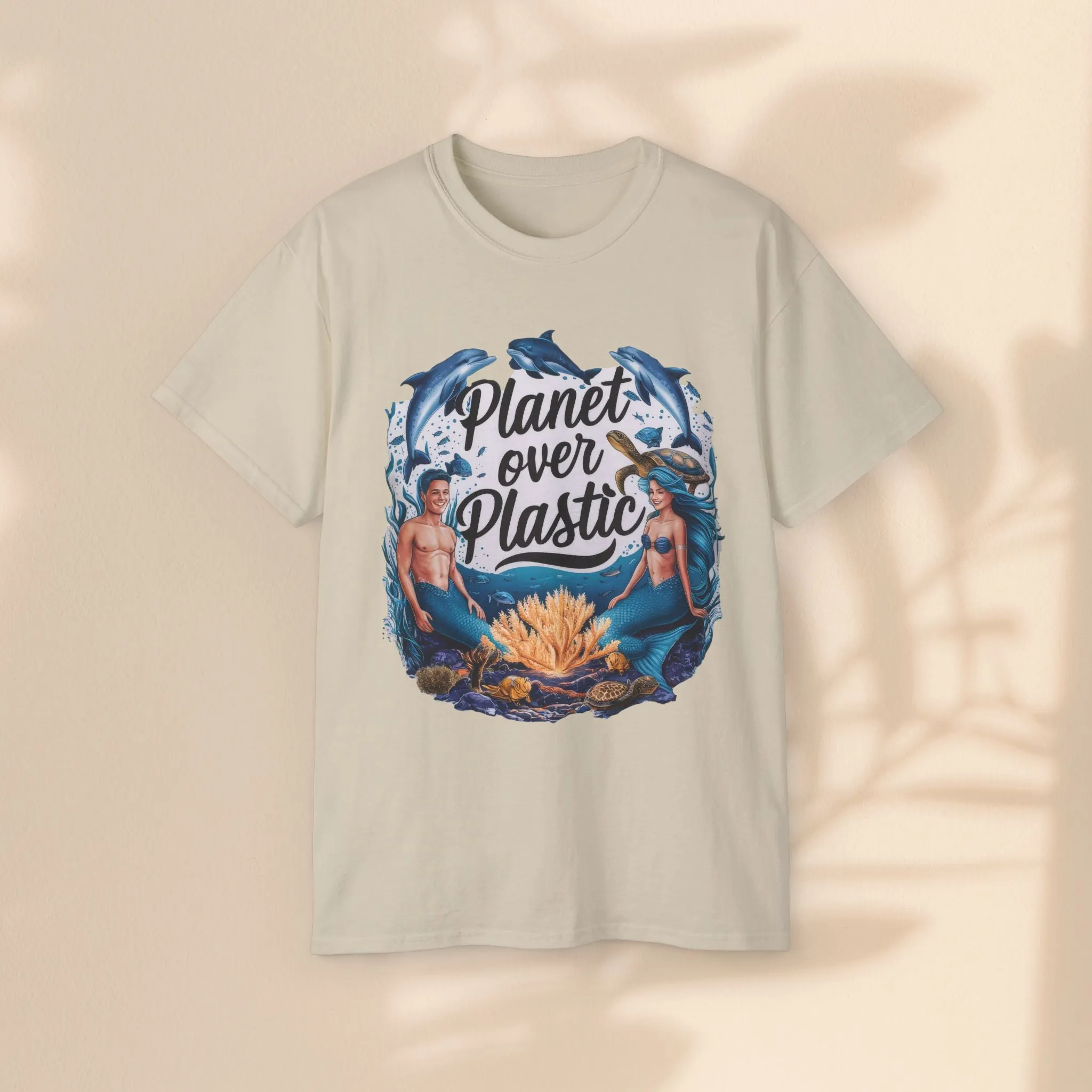 Unisex Ultra Cotton Tee - Planet Over Plastic
