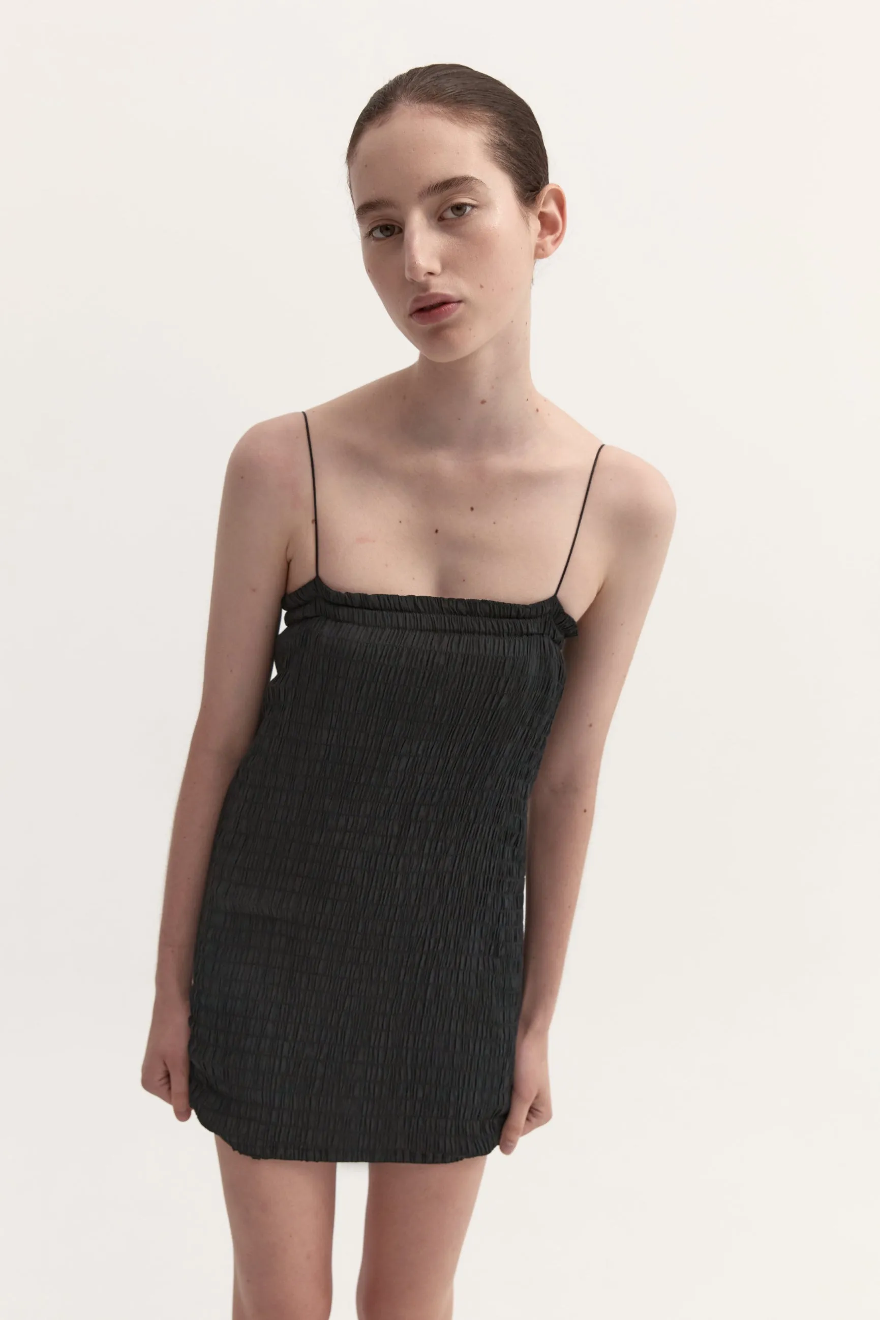 VICTORIA MINI DRESS - BLACK