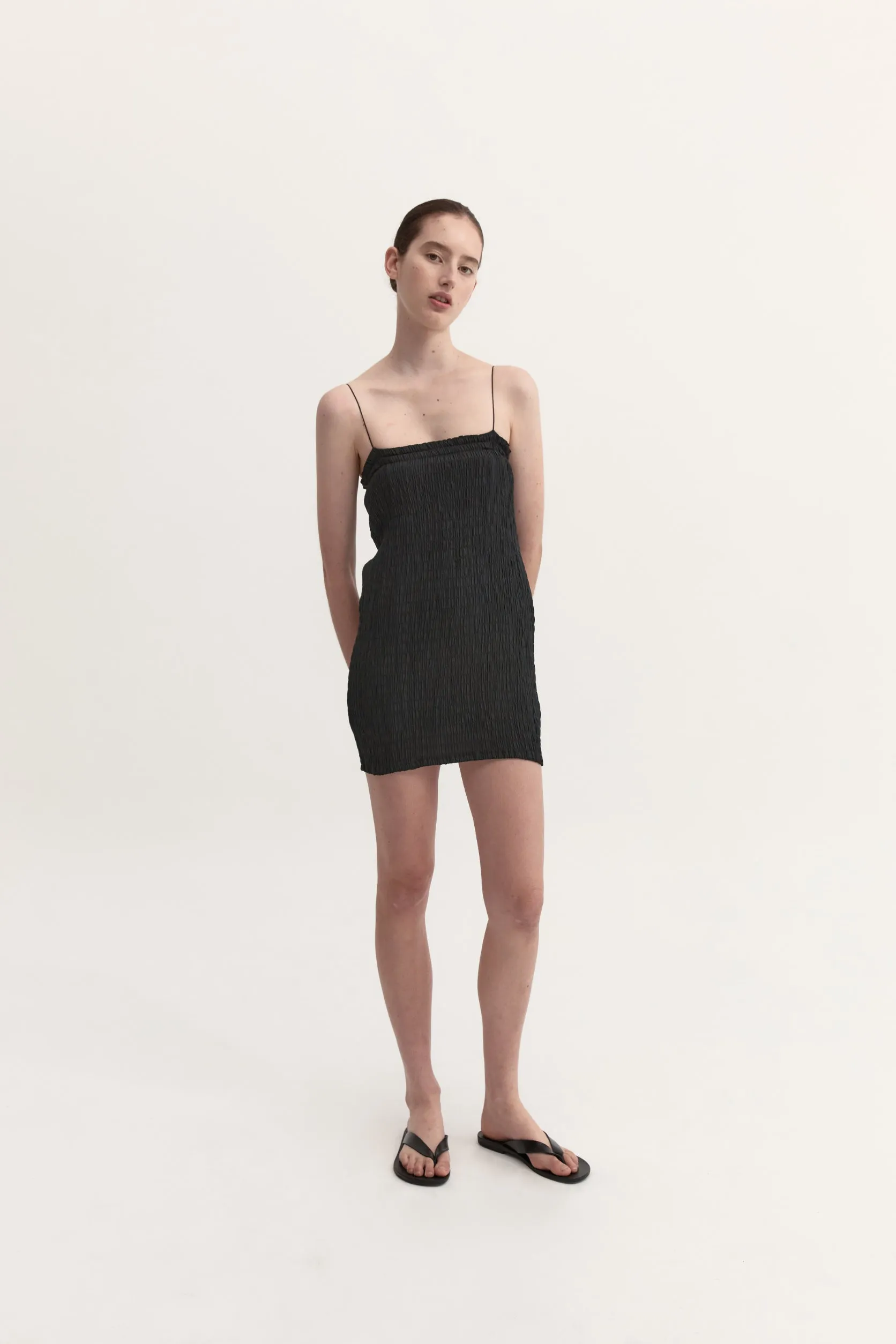VICTORIA MINI DRESS - BLACK