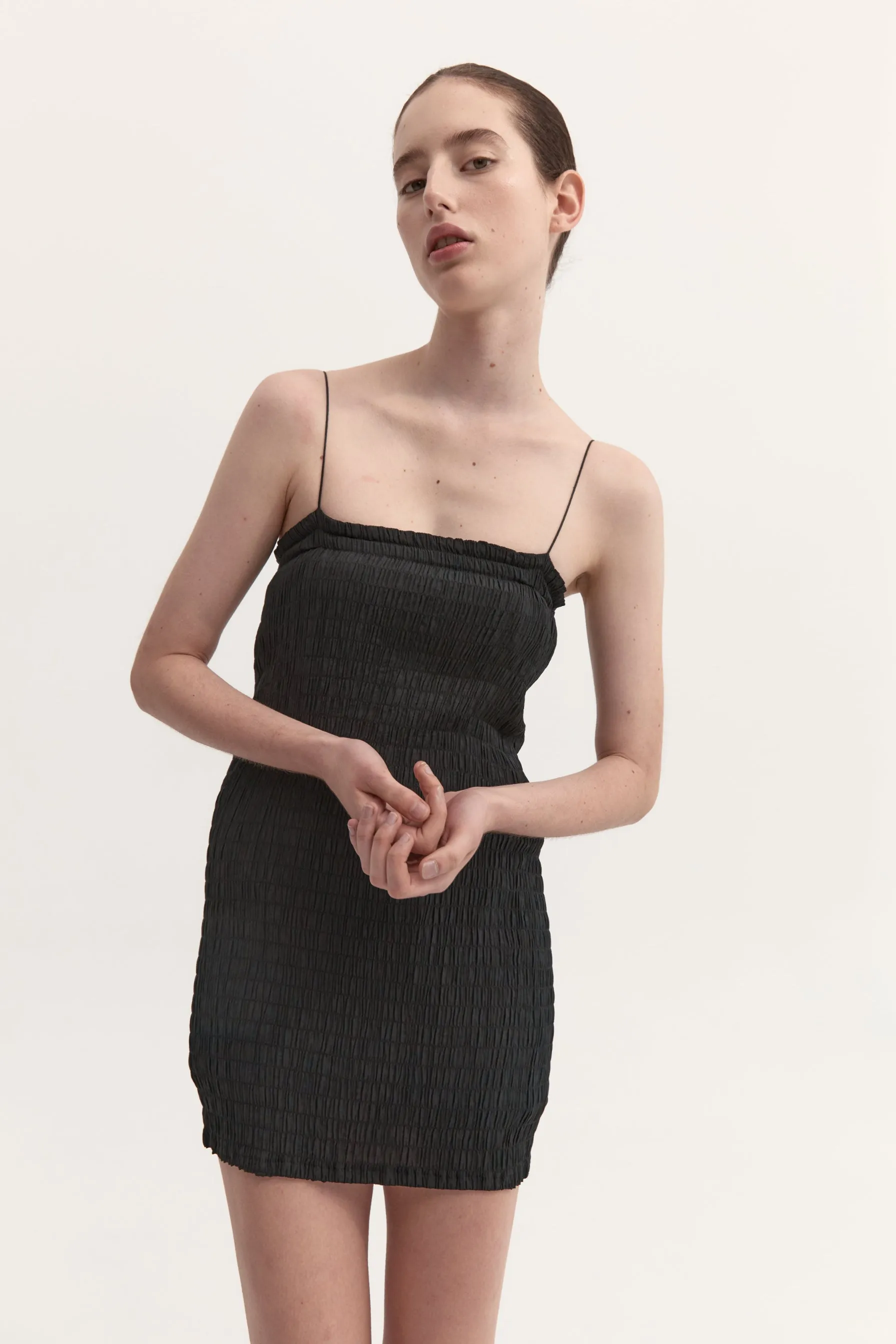 VICTORIA MINI DRESS - BLACK