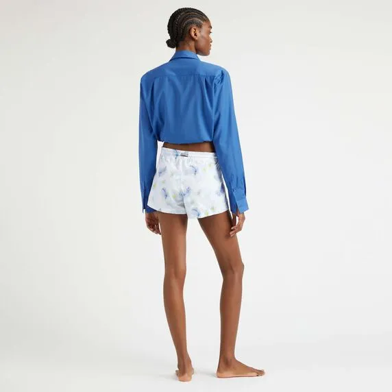 VILEBREQUIN Women Swim Shorts Embroidered Eyes of the Wind
