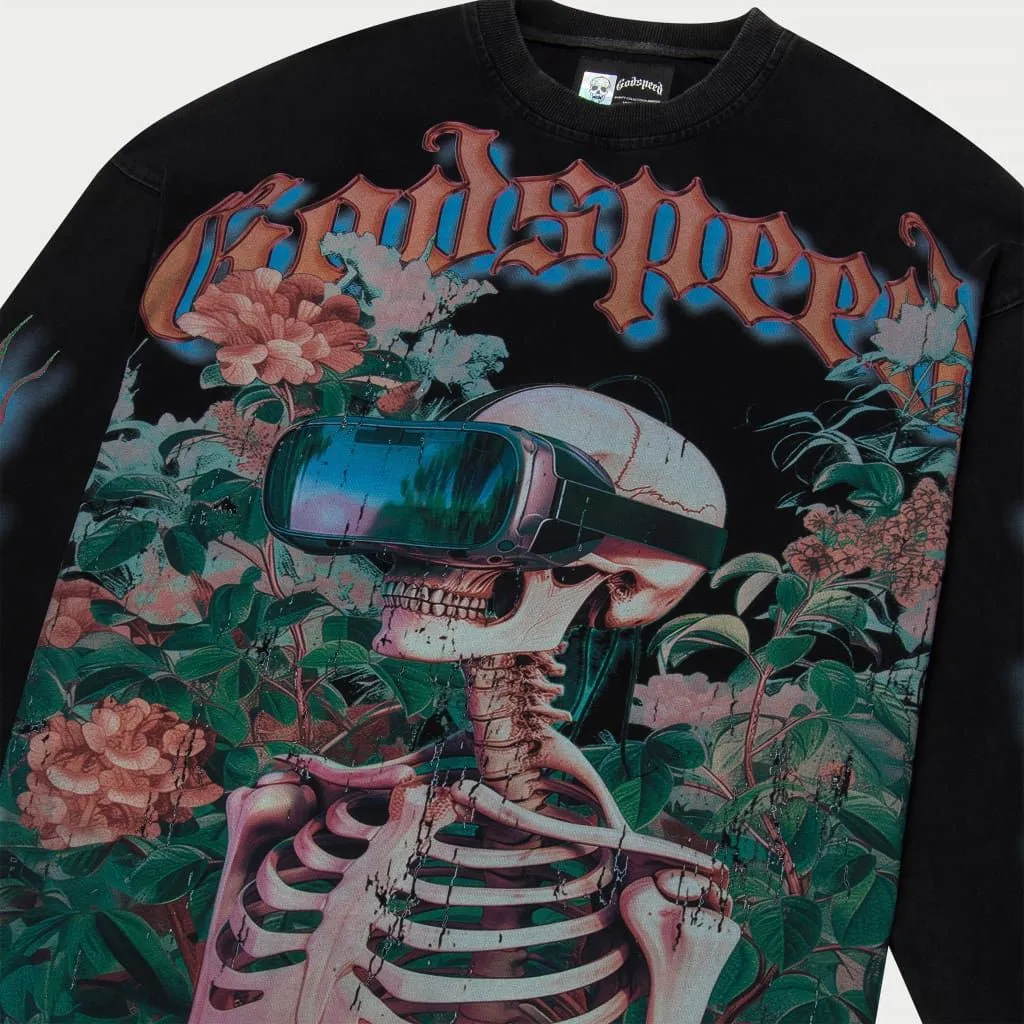 Vision Flowers LS Thermal - Black Wash
